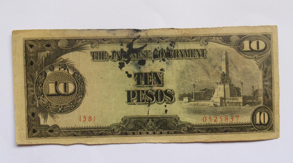 Filipijnen  10 Pesos  1943, Verzenden
