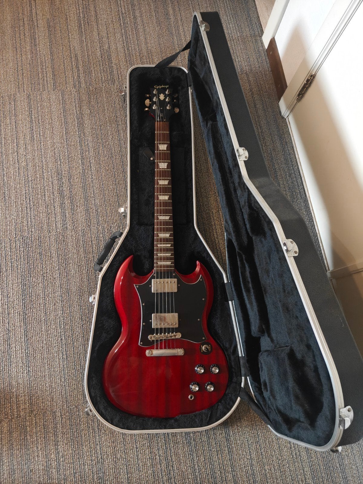Epiphone GS elektrische gitaar met case, Ophalen, Gebruikt, Epiphone