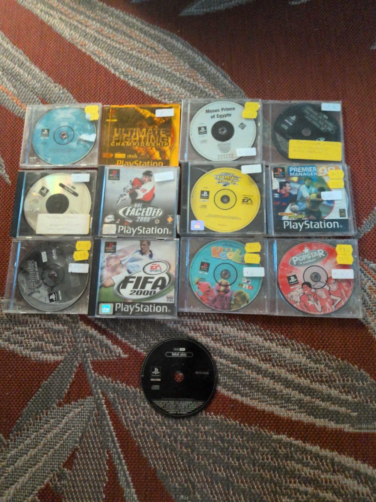 Jeux PlayStation 1, Enlèvement ou Envoi