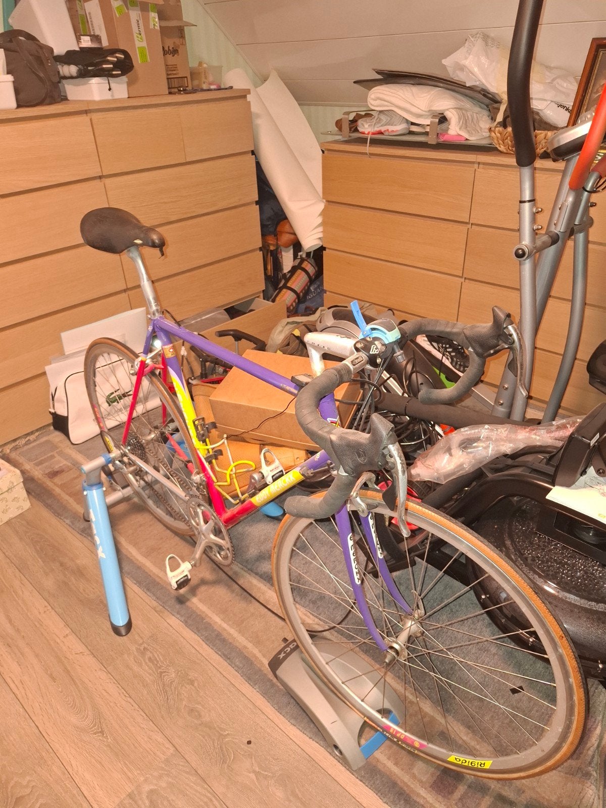 Eddy Merckx koers fiets., Fietsen en Brommers, Gebruikt, Staal, 53 tot 57 cm, Ophalen