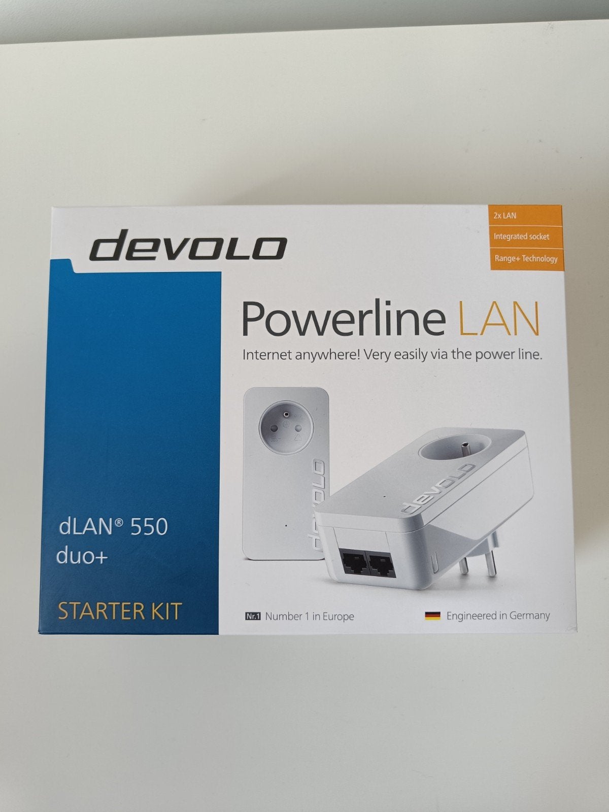 Devolo dLAN 550 duo+ Starter Kit, Computers en Software, Netwerk switches, Ophalen, Zo goed als nieuw