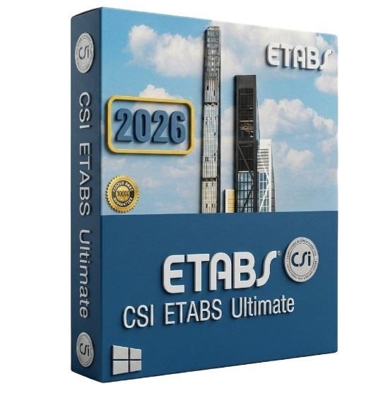 CSI Etabs Ultimate 2026 structurele analyse- en ontwerp, Informatique & Logiciels, Logiciel d'Édition, Enlèvement, Neuf, Windows