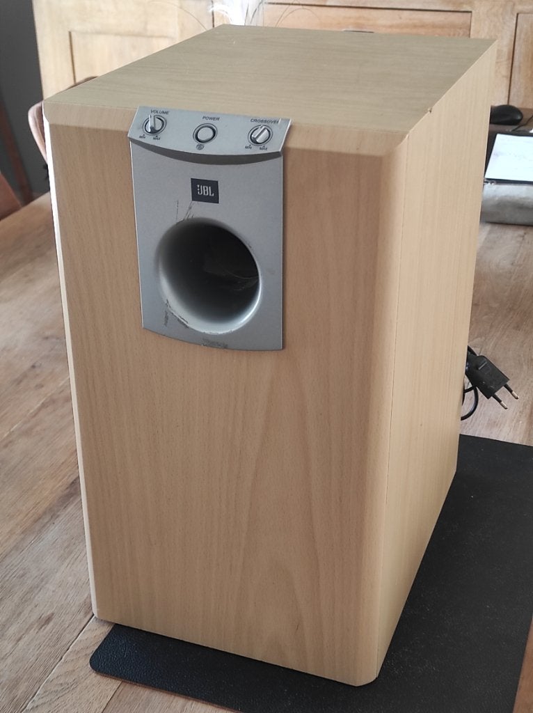 JBL surround system, Gebruikt, Ophalen, 150 watt of meer, Subwoofer