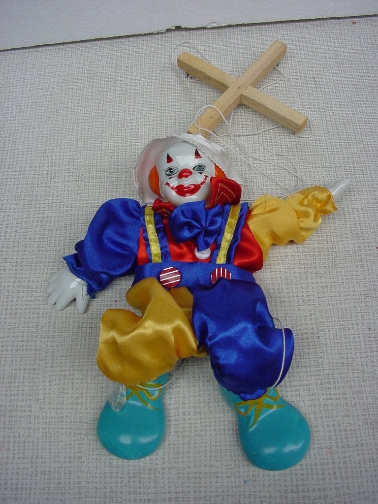 Marionet Clown, Verzamelen, Ophalen of Verzenden, Zo goed als nieuw, Overige typen
