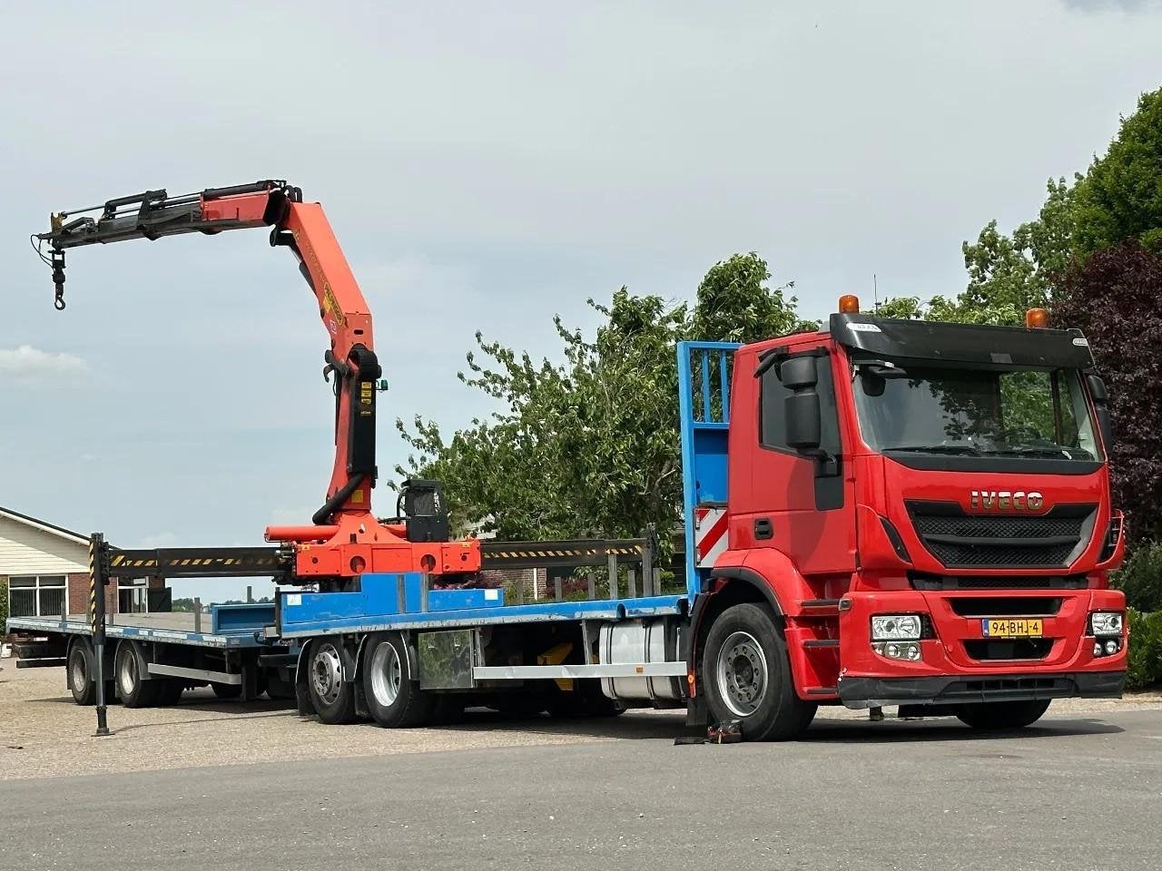 Iveco Stralis 420 !KRAAN/CRANE/GRUE/ Palfinger 22TM! RADIO R, Euro 6, Iveco, Bedrijf, Trekhaak