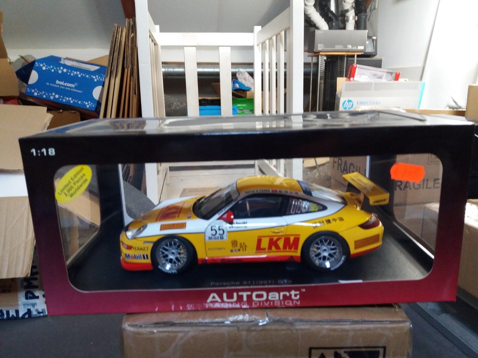 Autoart Porsche 911 997 1/18, Enlèvement ou Envoi, Autoart