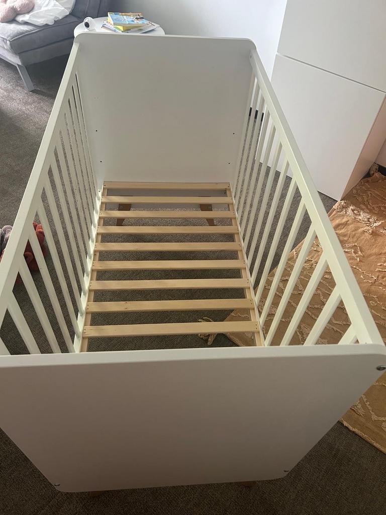 Quax Ledikant babybed 60 x 120 met aeromoov matras en hoes, Ophalen, Ledikant