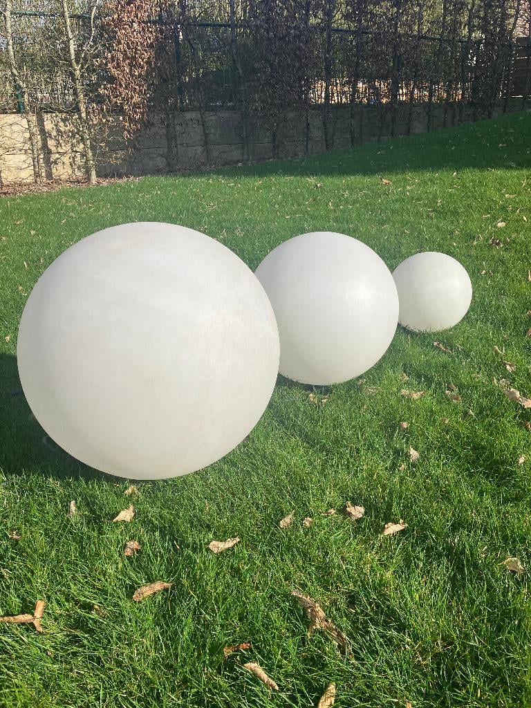 tuinverlichting bal, Tuin en Terras, Ophalen, Kunststof, Gebruikt, Vloerlamp