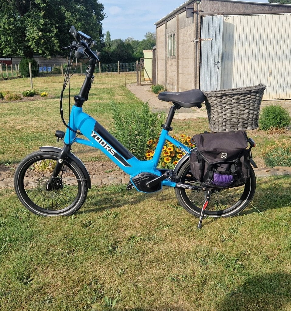 Electrische fiets (compact model), Vélos & Vélomoteurs, Vélos électriques, Comme neuf, Autres marques, 47 à 51 cm, 50 km par batterie ou plus
