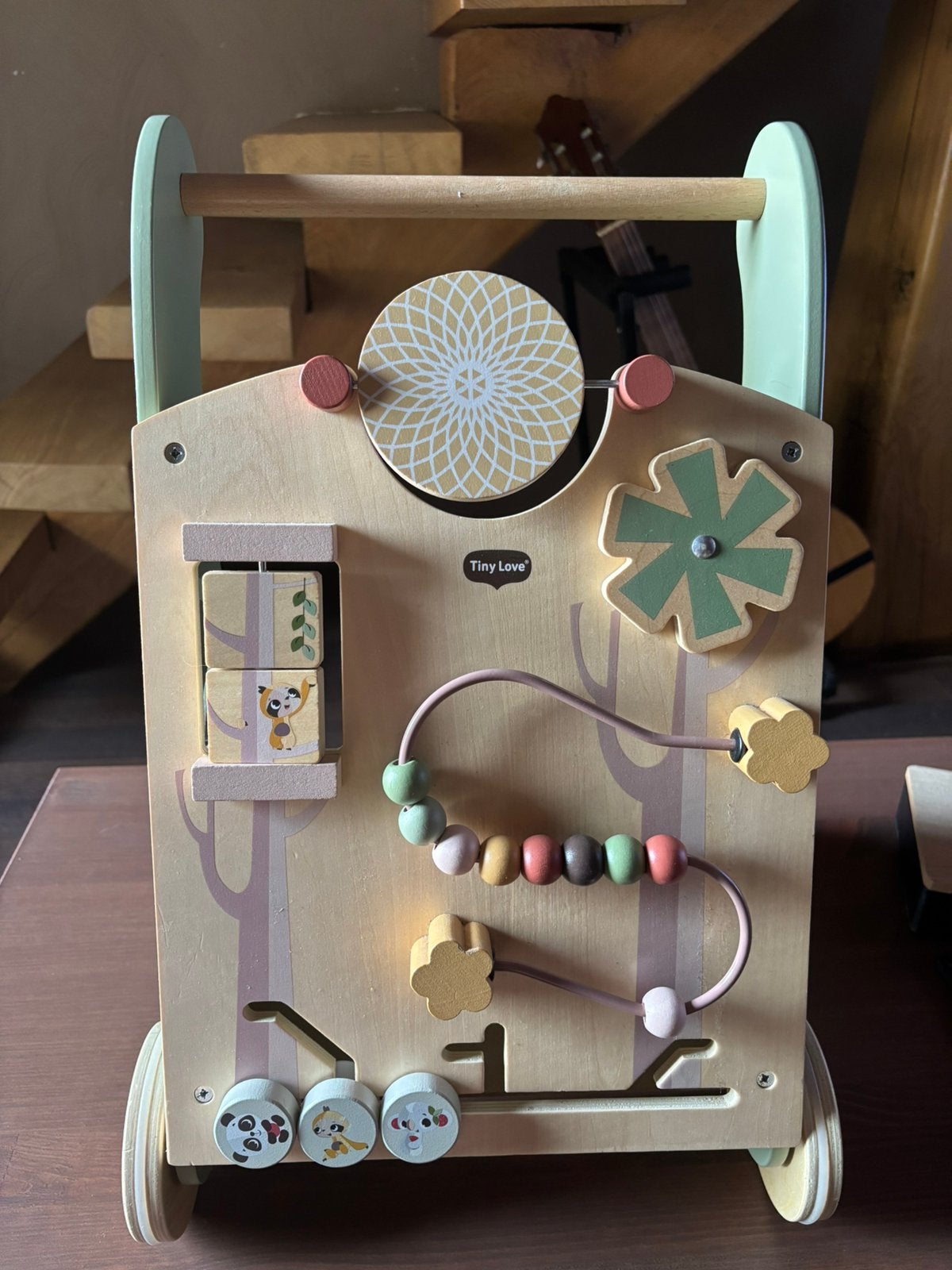 Chariot d’activités en bois Boho chic de Tiny Love, Enlèvement ou Envoi, Comme neuf