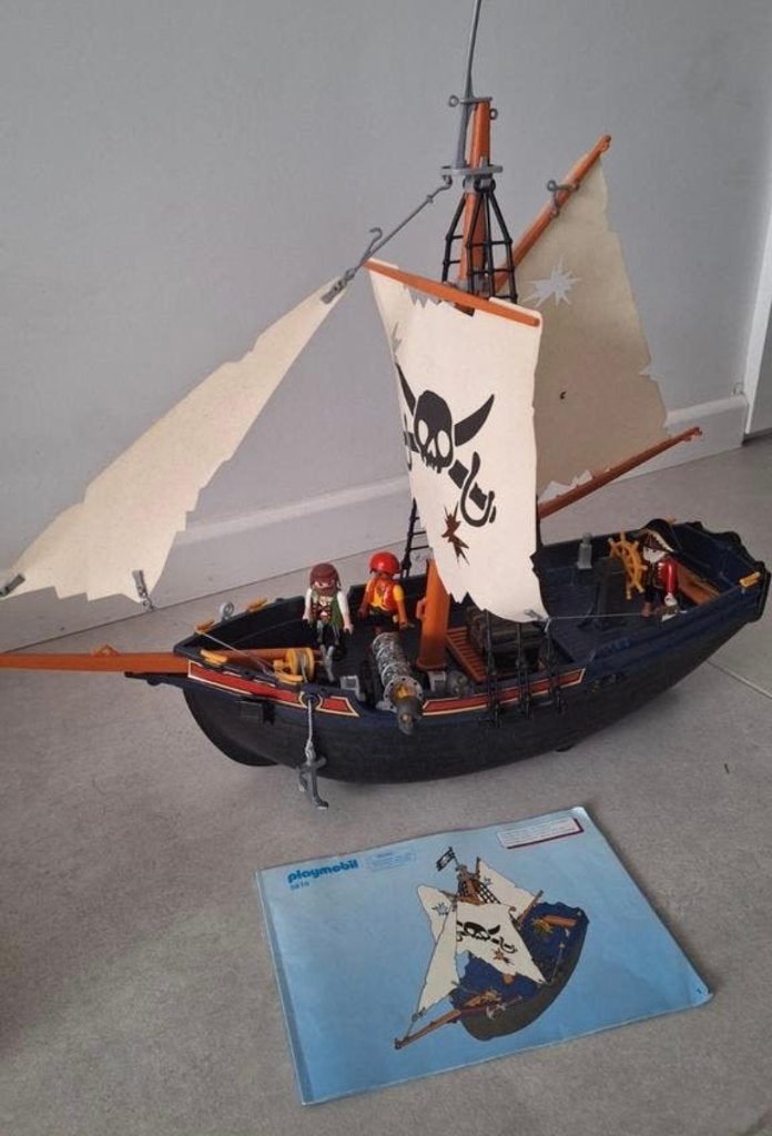 Playmobil piratenschip 5810, Kinderen en Baby's, Speelgoed | Playmobil, Ophalen, Pirates, Complete set, Zo goed als nieuw