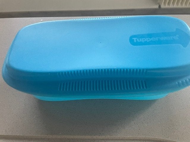 Tupperware pastakoker NIEUW, Magnetronbestendig, Bewaardoos, Blauw, Nieuw