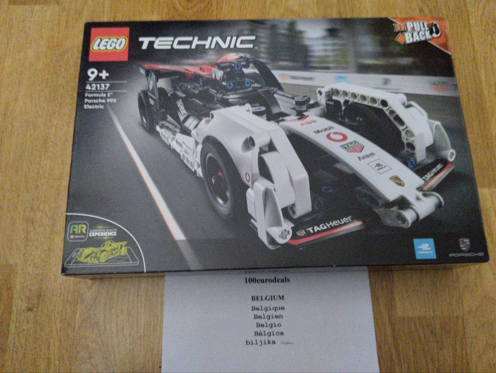 lego 42137 formule E Porsche 99X Electric, Kinderen en Baby's, Ophalen of Verzenden, Lego