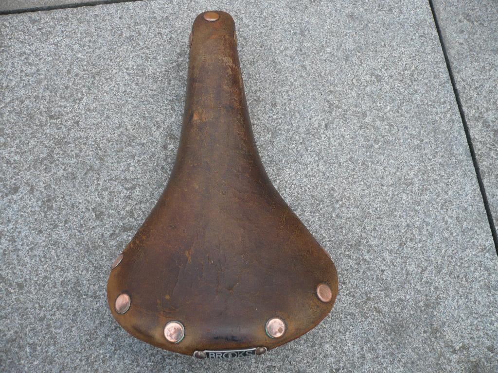 Fietszadel Brooks vintage heel goede staat., Fietsen en Brommers, Ophalen