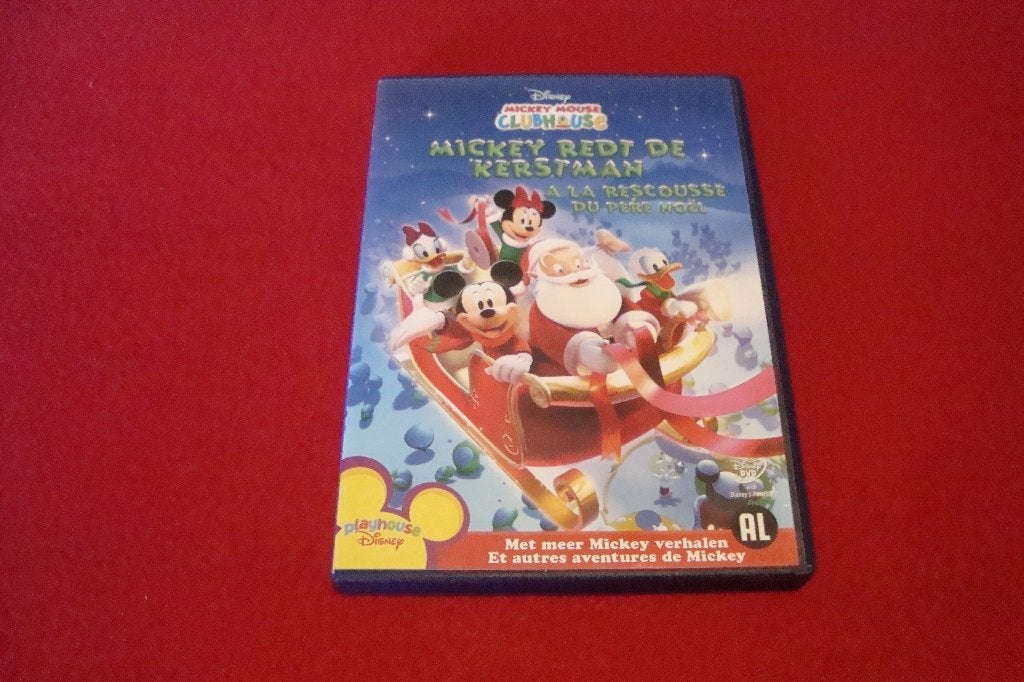 dvd disney mickey mouse clubhouse mickey redt de kerstman, Ophalen of Verzenden, Kinderprogramma of -film