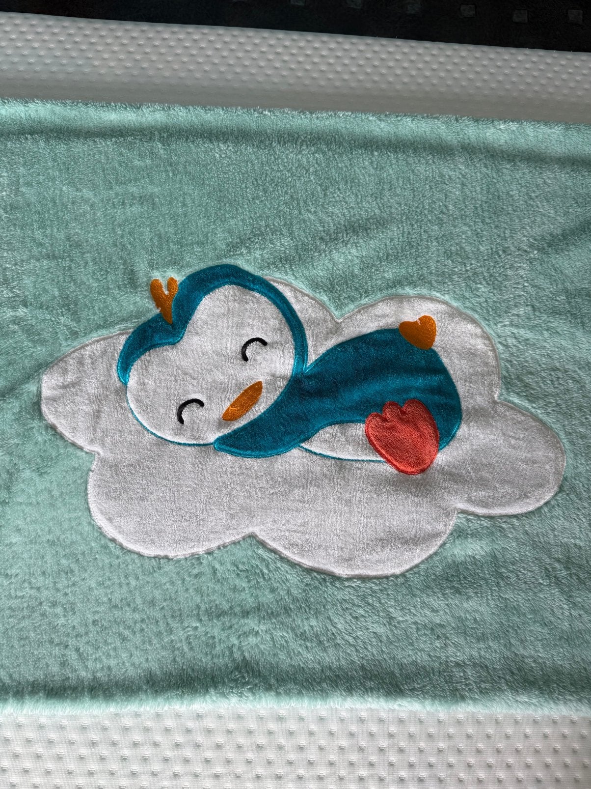 Fleecedeken Niyu, Kinderen en Baby's, Ophalen of Verzenden, Zo goed als nieuw, 150 cm, Blauw