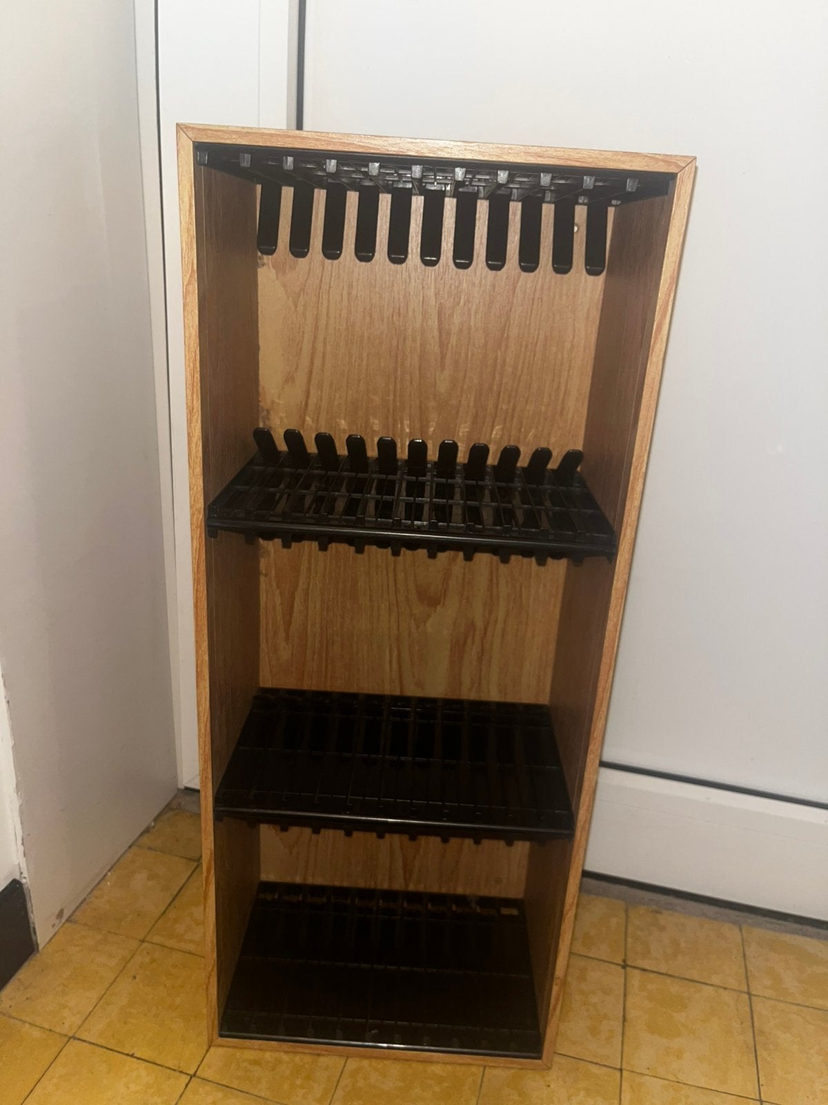 Dvd houder kast hout, Enlèvement, Comme neuf, Bois
