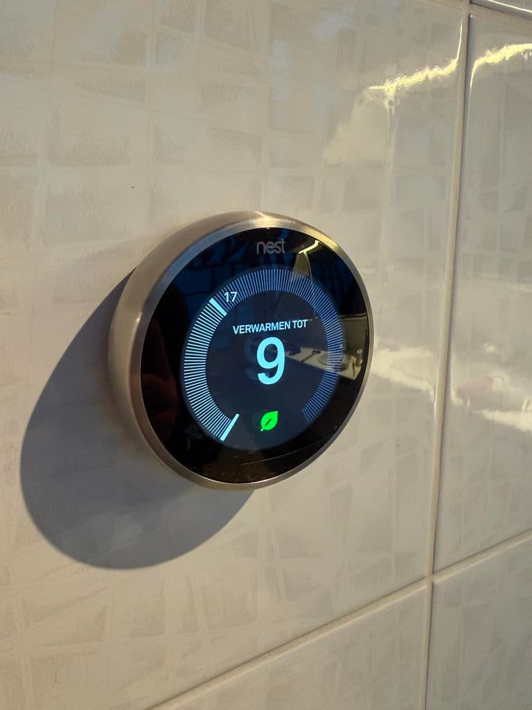 Nest thermostaat met inbouwmodule 3e gen, Doe-het-zelf en Bouw, Ophalen, Zo goed als nieuw