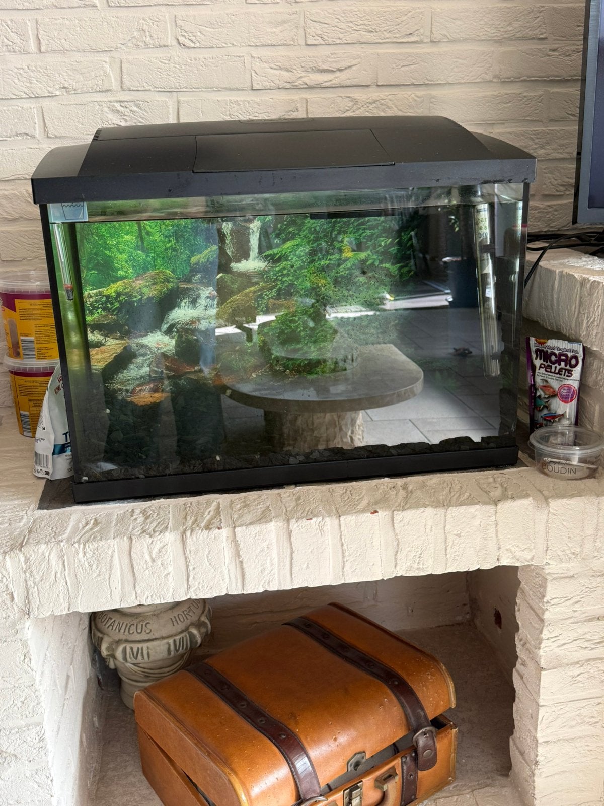 Aquarium superfish te koop, Dieren en Toebehoren, Ophalen, Pomp, Zo goed als nieuw, Superfish