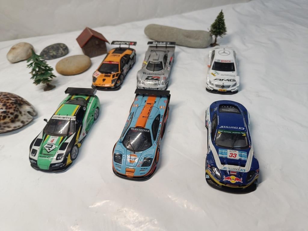 Lot 6 voitures miniatures W2C GT 1/43 collector Le Mans, Enlèvement ou Envoi