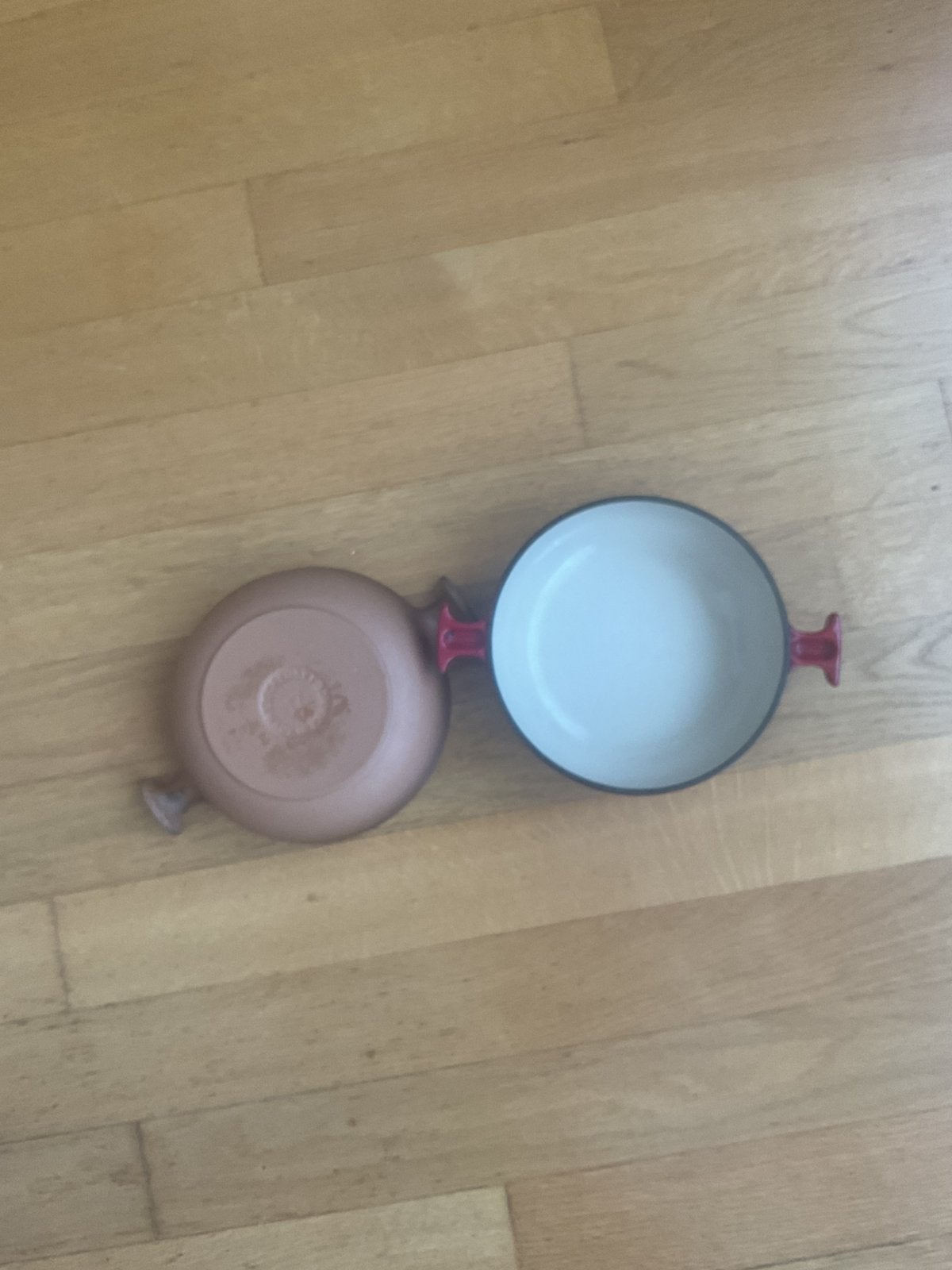Le creuset ovenschotel twee stuks maat 17 prijs per stuk, Huis en Inrichting, Keuken | Potten en Pannen, Ophalen, Gietijzer, Overige typen
