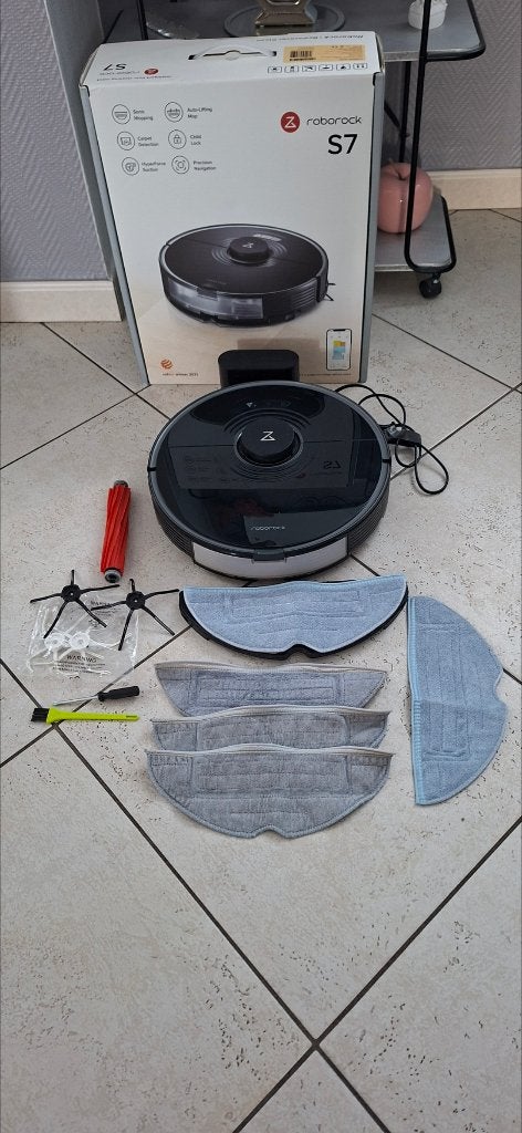 Roborock s7 stofzuiger+accessoires, Elektronische apparatuur, Ophalen, Gebruikt