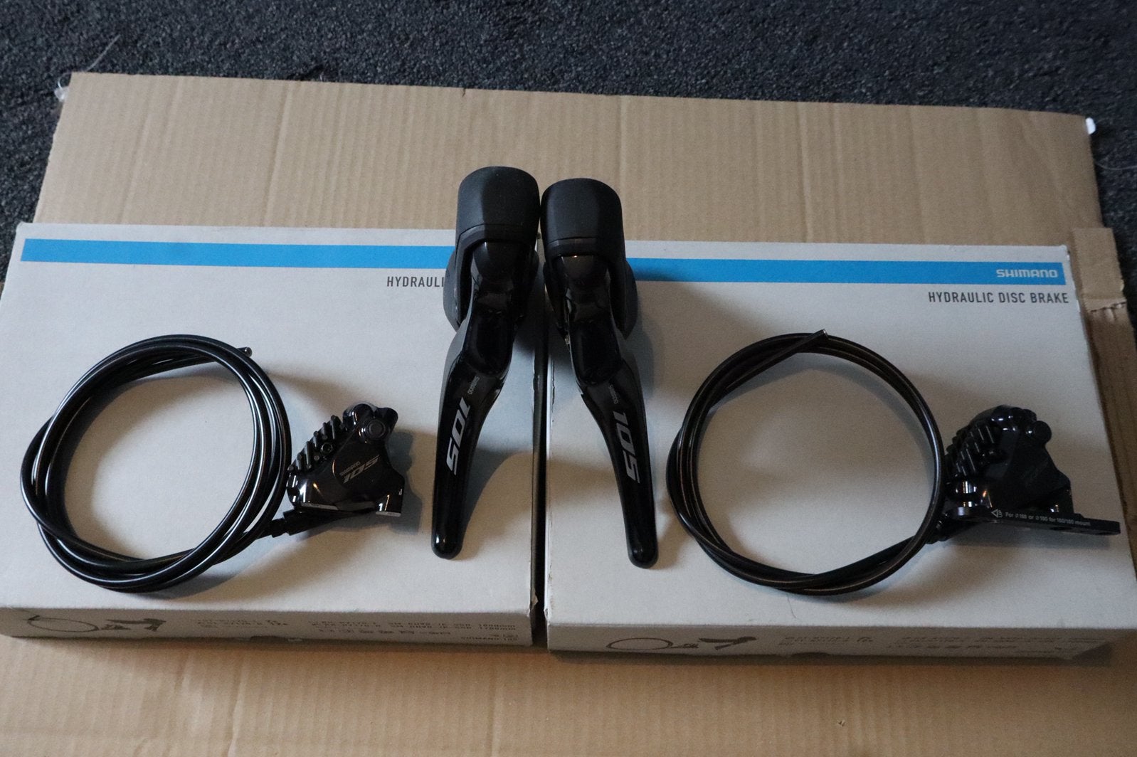 Shimano R7100 shifterset incl remklauwen nieuw!, Fietsen en Brommers, Fietsonderdelen, Ophalen of Verzenden, Nieuw, Racefiets