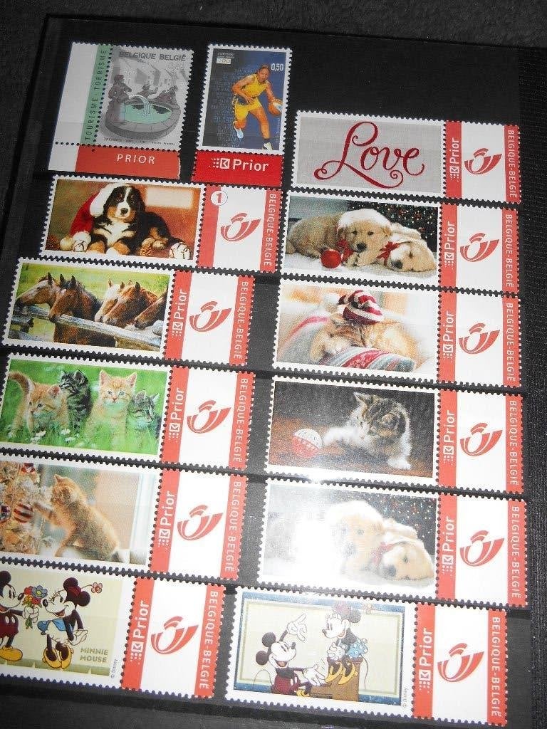 Lot de 19 Timbres Prior Belge, Timbres & Monnaies, Timbres | Europe | Belgique, Enlèvement ou Envoi