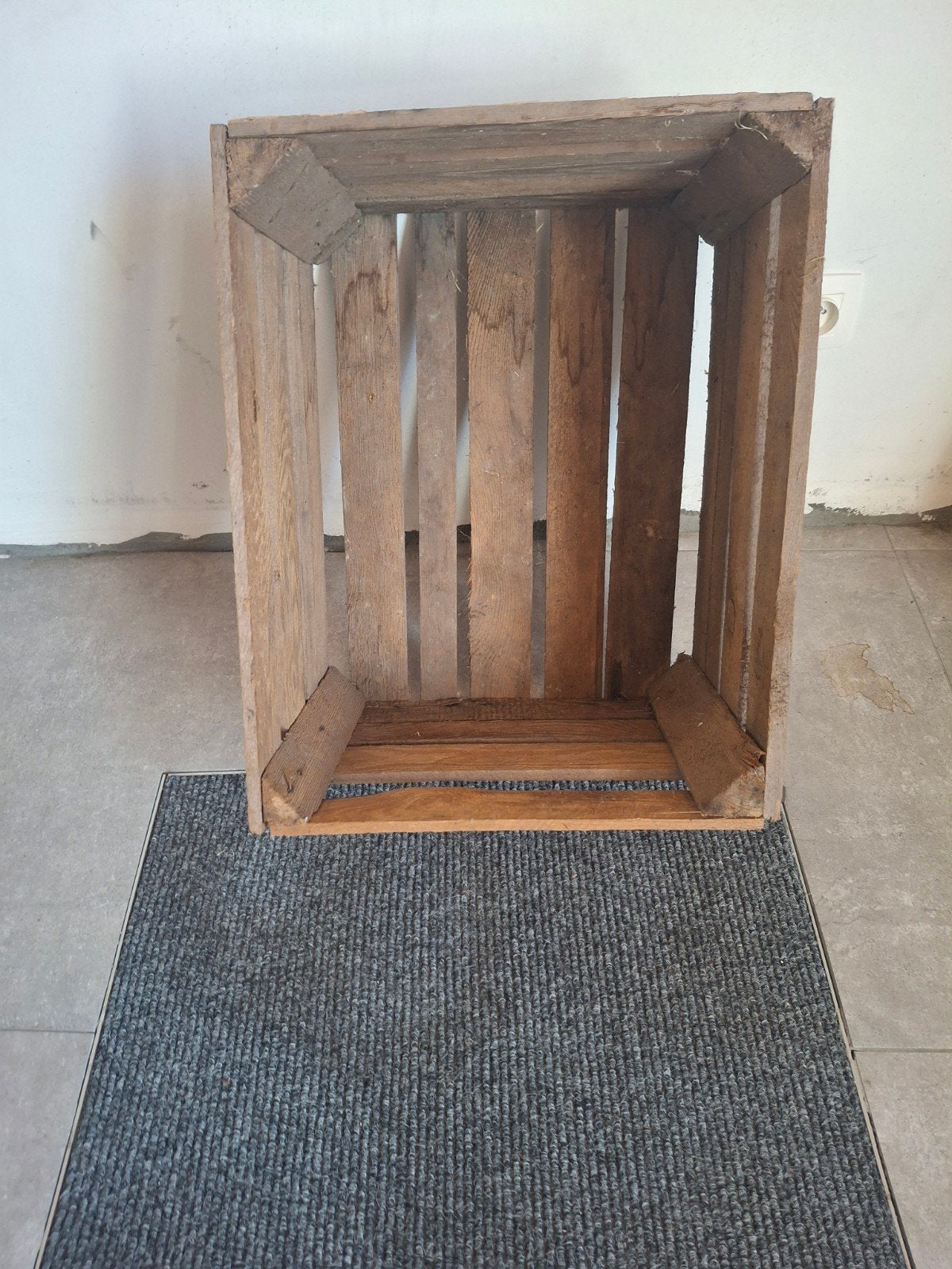 Houten krat / kist, Ophalen