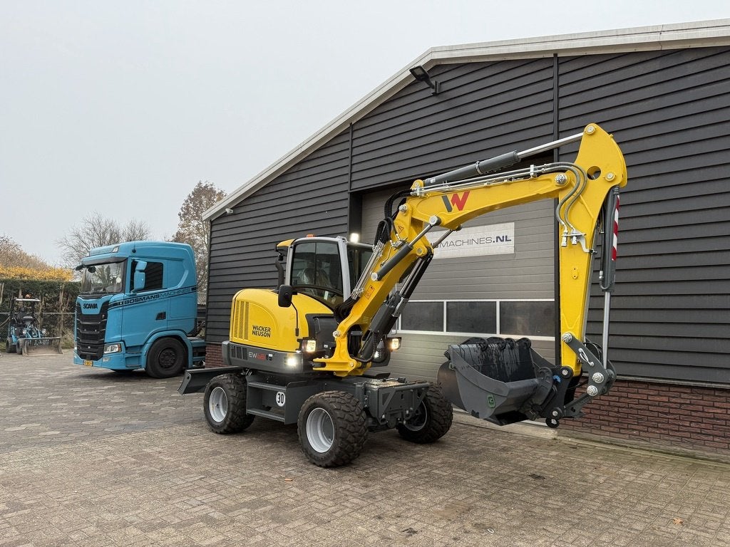 Wacker Neuson EW65 mobiele graafmachine NIEUW, Zakelijke goederen, Machines en Bouw | Kranen en Graafmachines, Kraan