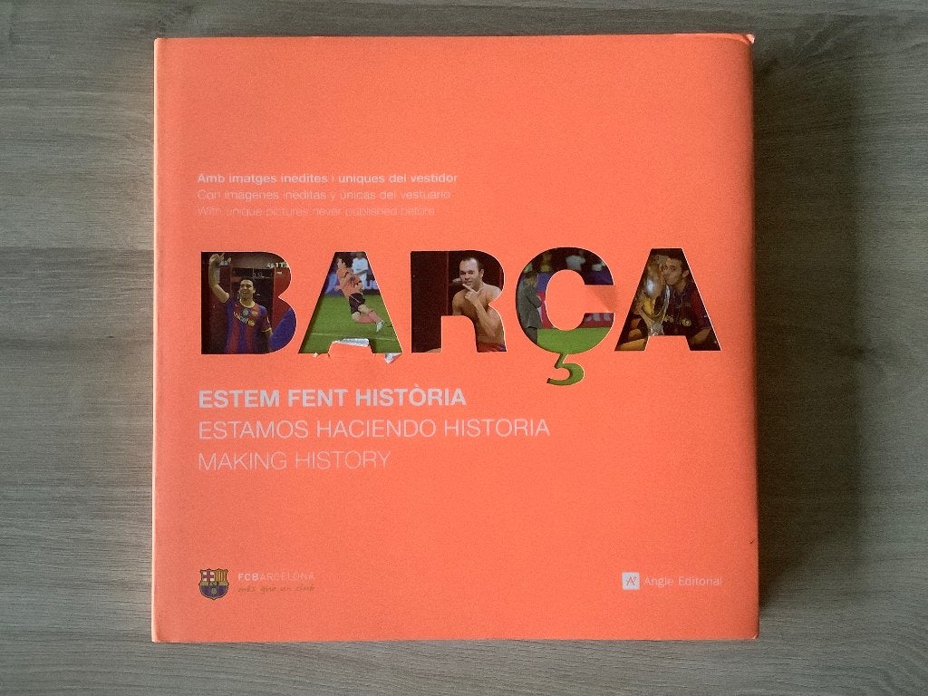 Fotoboek FC Barcelona - Making History, Boeken, Diverse auteurs, Ophalen of Verzenden, Zo goed als nieuw, Balsport