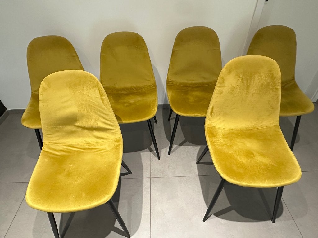 6 Chaises, Enlèvement, Utilisé, Autres couleurs, Cinq, Six Chaises ou plus