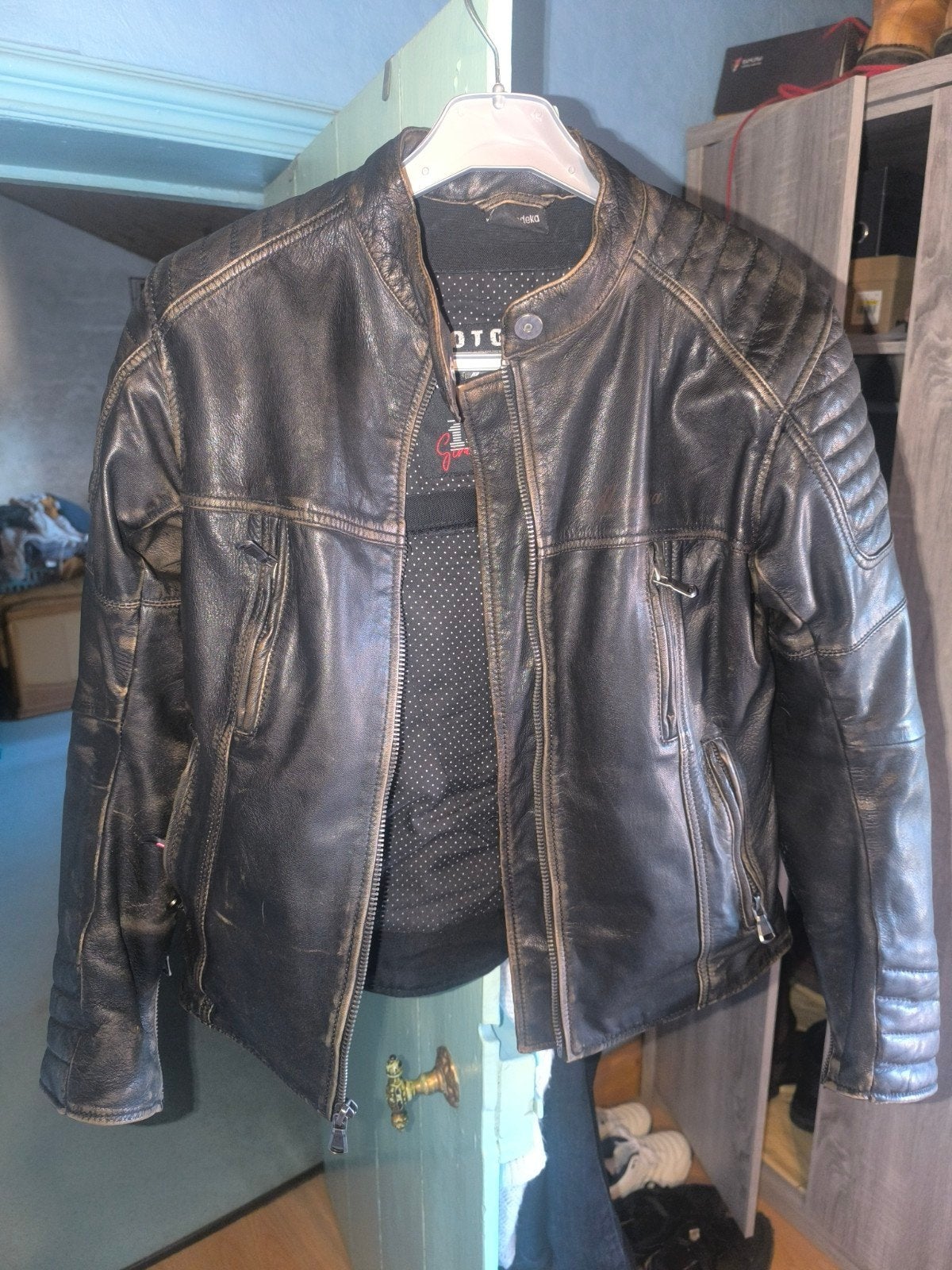 veste moto femme cuir, Motos, Seconde main, Femmes, Manteau | cuir, Enlèvement