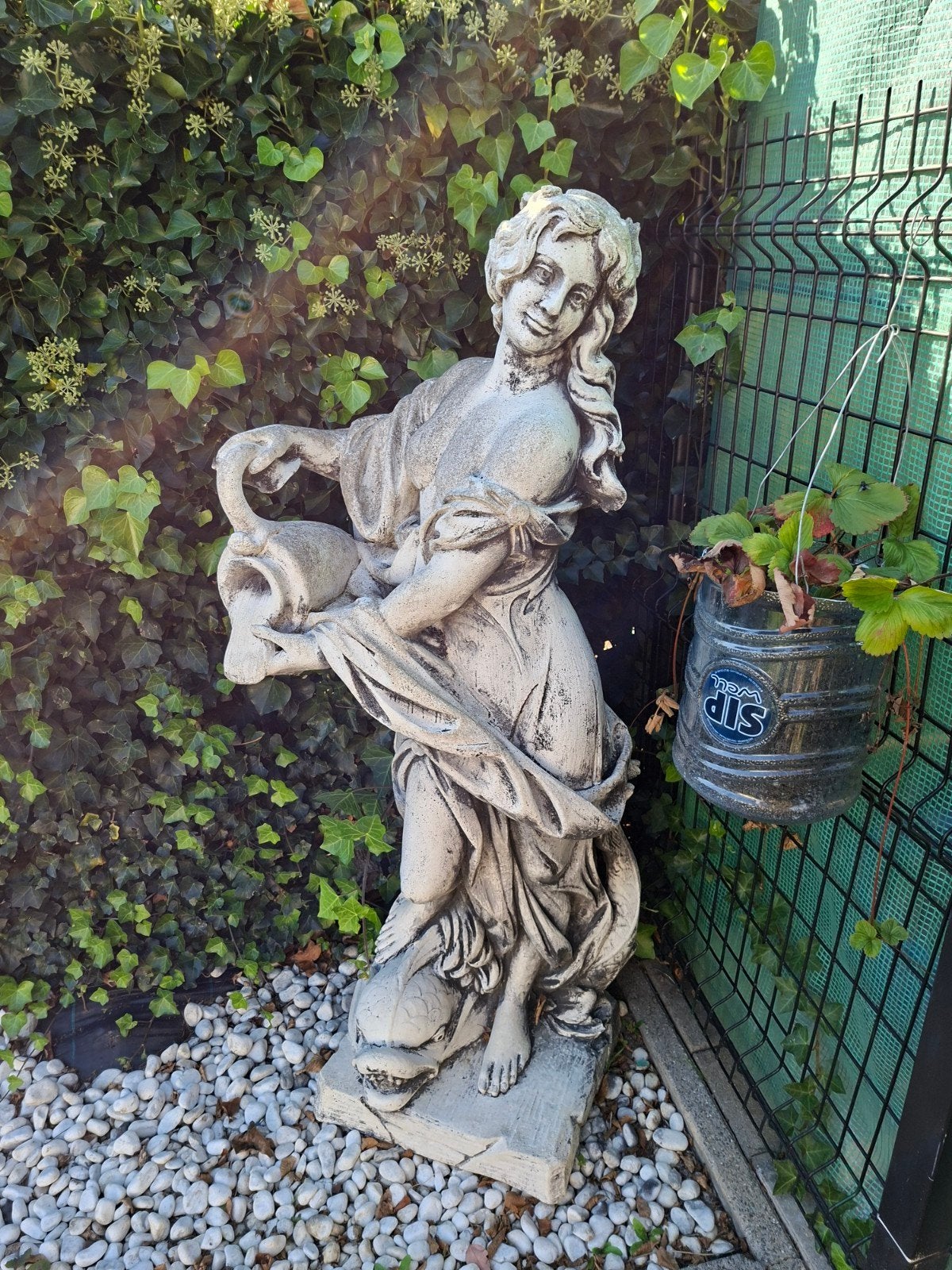 oud tuinbeeld, Ophalen