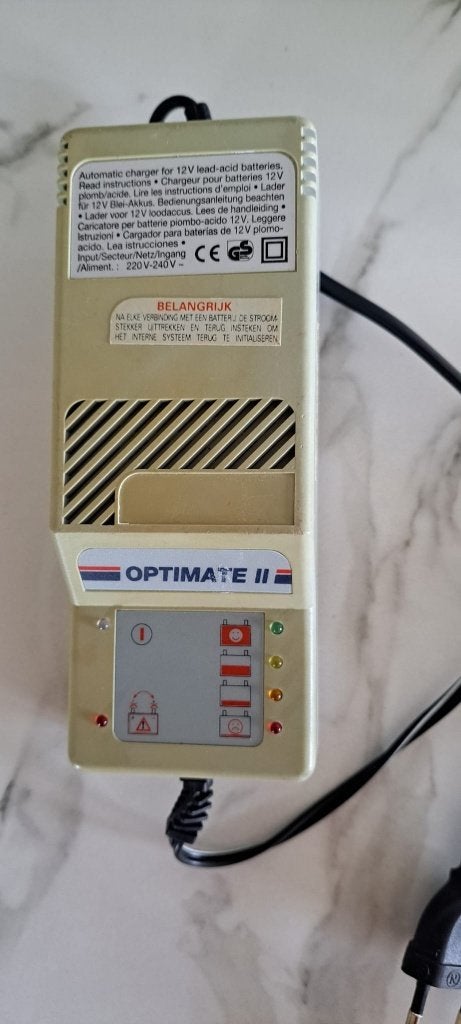 Batterijlader Optimate 2 druppellader, Ophalen, Gebruikt