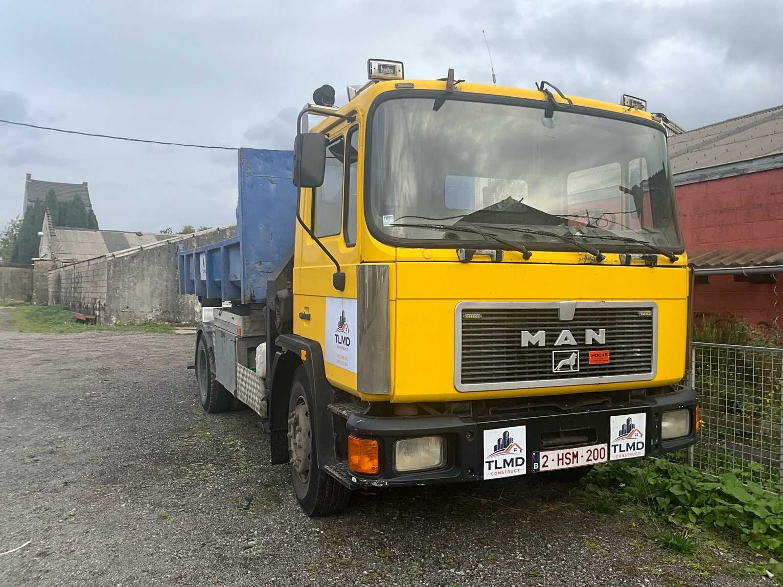 1990 Man M18F MAN M18 F 4x2 hydraulische tipper – inclusie, Auto's, Bedrijf, Te koop, MAN, Overige brandstoffen