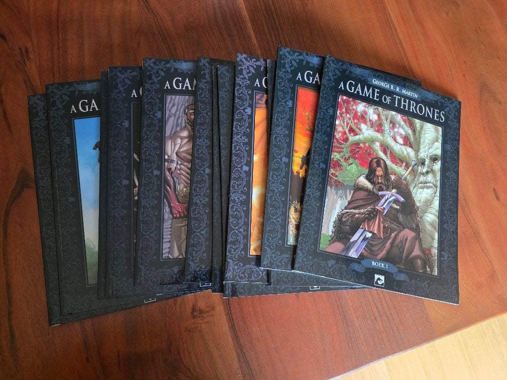 Game of thrones comics volledige reeks (1-12), Boeken, George R.R. Martin, Complete serie of reeks, Europa, Ophalen of Verzenden