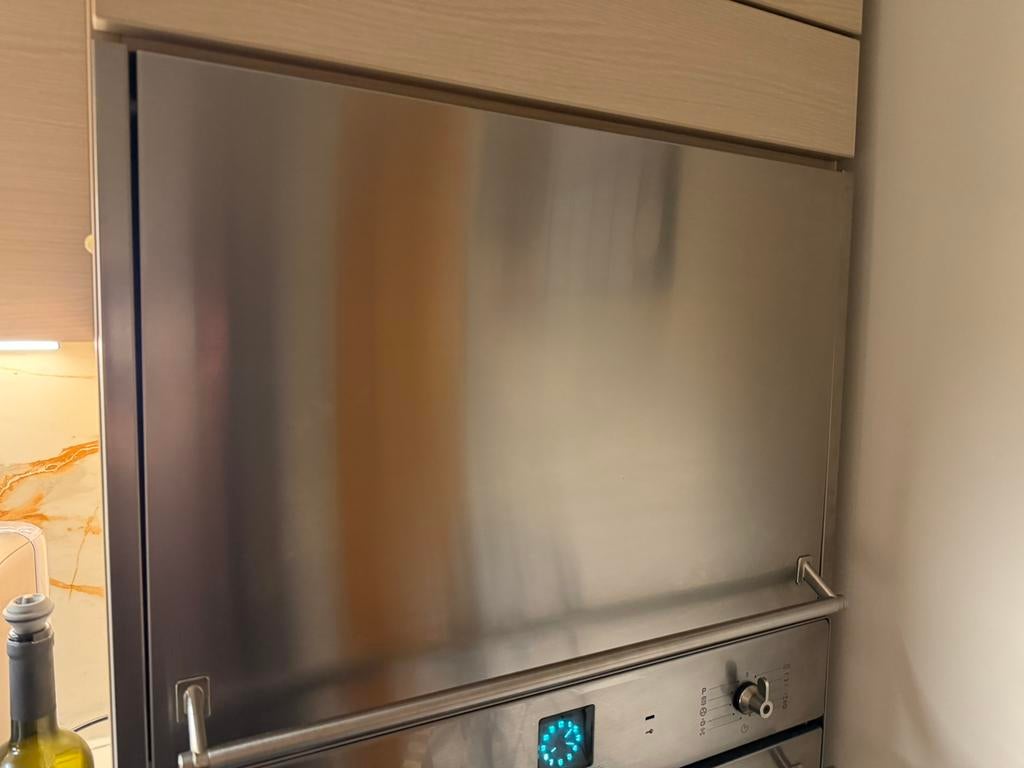 Inox afdek luik van SMEG voor keukenkast in NIEUWSTAAT!, Huis en Inrichting, Ophalen, Zo goed als nieuw