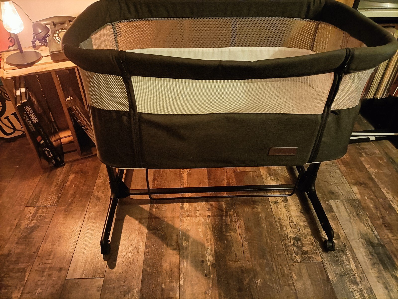 co-sleeper novi, Ophalen