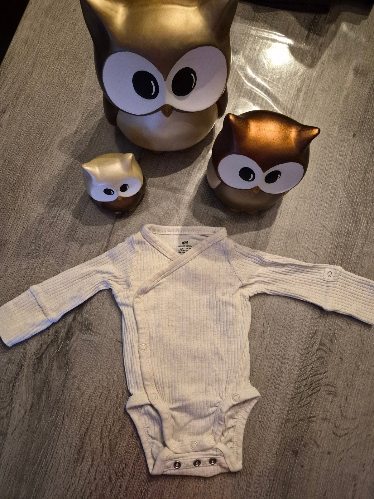 meegroeibody/romper met overslag H&M maat 56, Ophalen of Verzenden