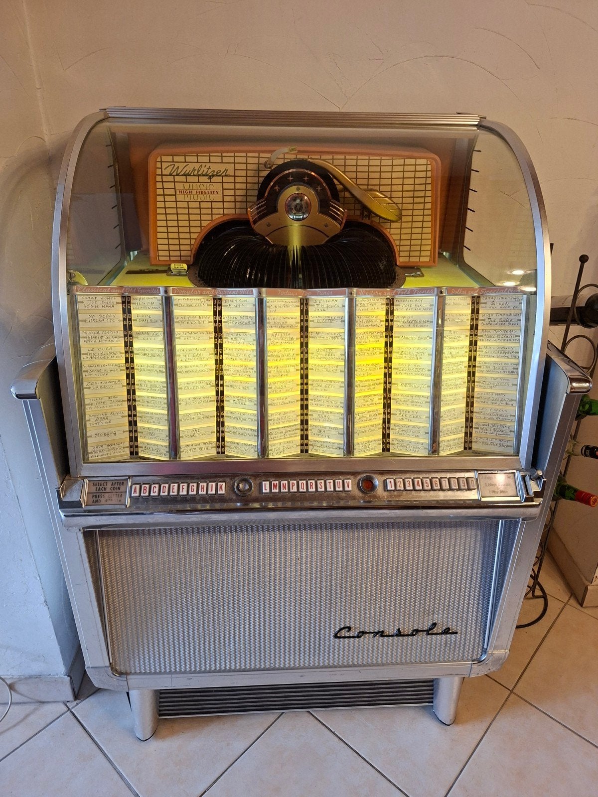 jukebox wurlitzer, Enlèvement, Comme neuf, Wurlitzer