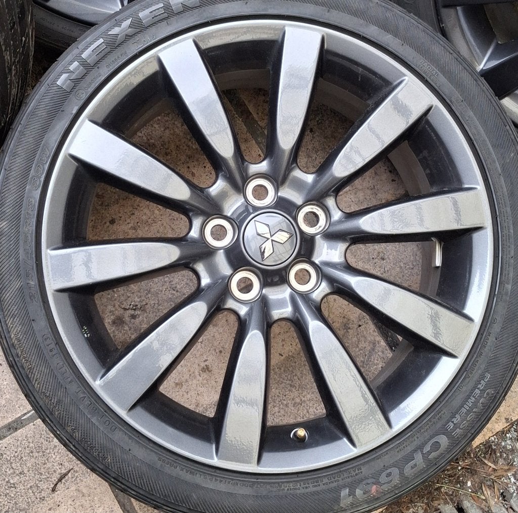 Jantes Mitsubishi 18 pouces, Auto-onderdelen, Banden en Velgen, Ophalen, 18 inch, Velg(en), Personenwagen