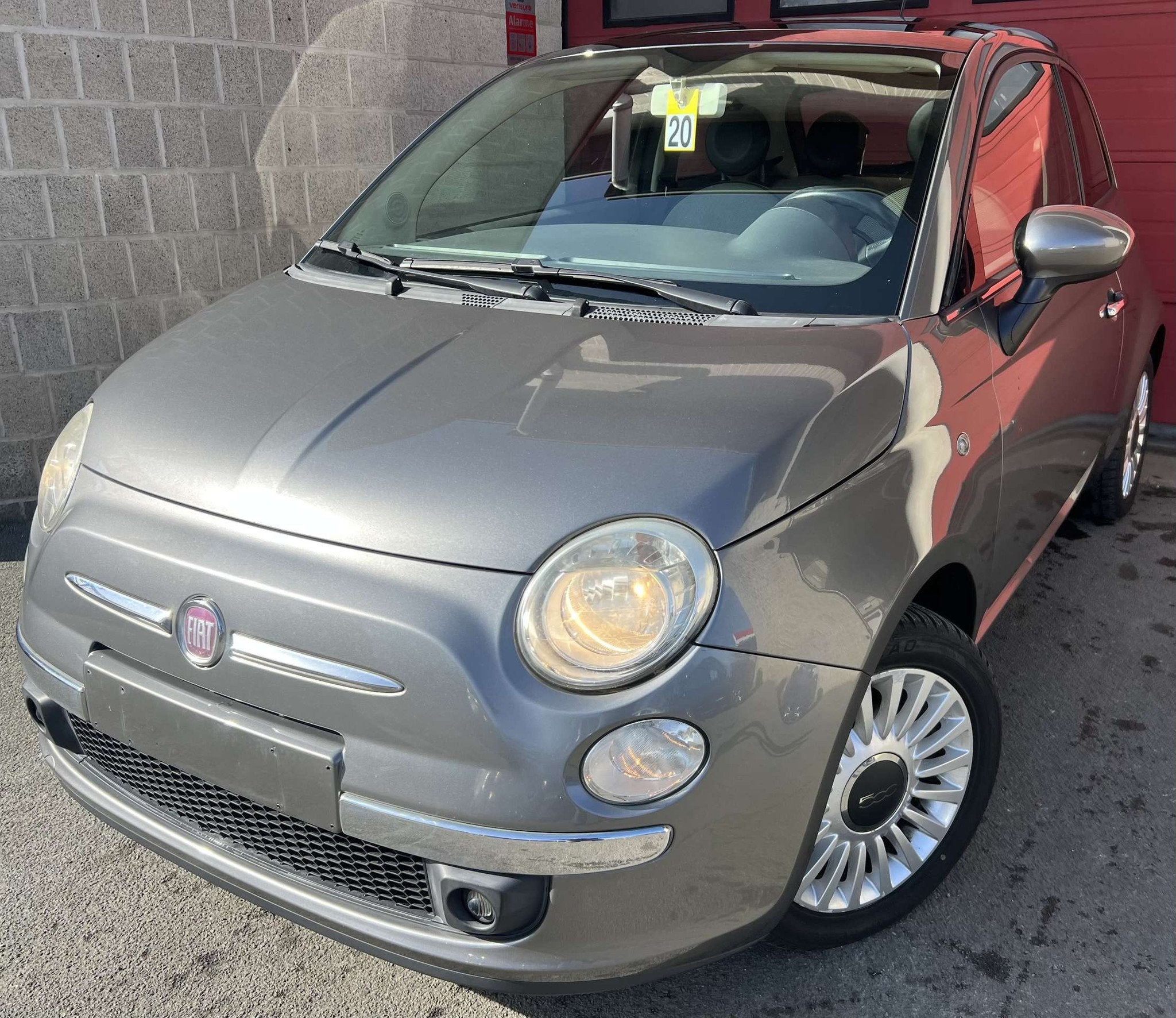 Fiat 500 1.2i Lounge PUR-02 Stop + CLIM / PRIX MARCHAND, Auto's, Fiat, 1305 kg, Gebruikt, 1242 cc, 4 cilinders