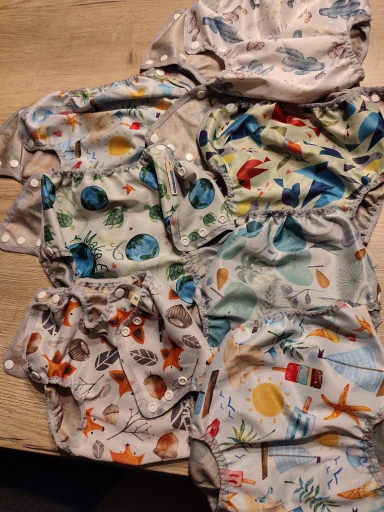 Compleet pakket wasbare luiers, Enfants & Bébés, Enlèvement, Utilisé, Autres types, Autres marques
