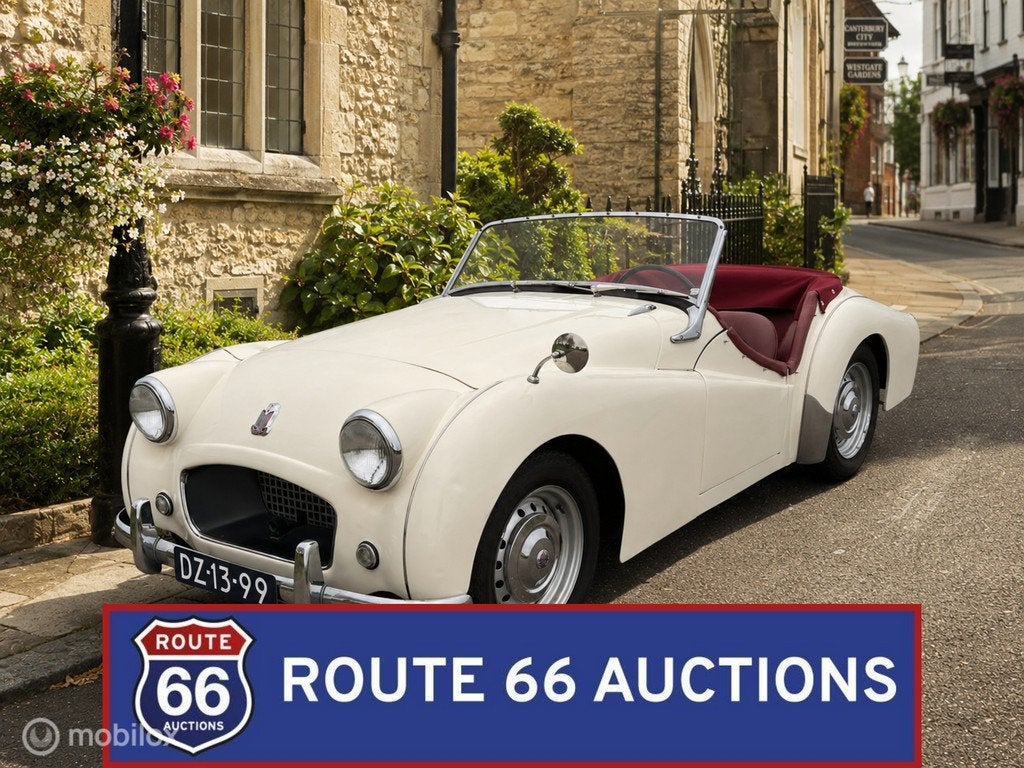 Triumph TR2 | 1955 | Route 66 Auctions, Achat, Entreprise, Boîte manuelle, Triumph