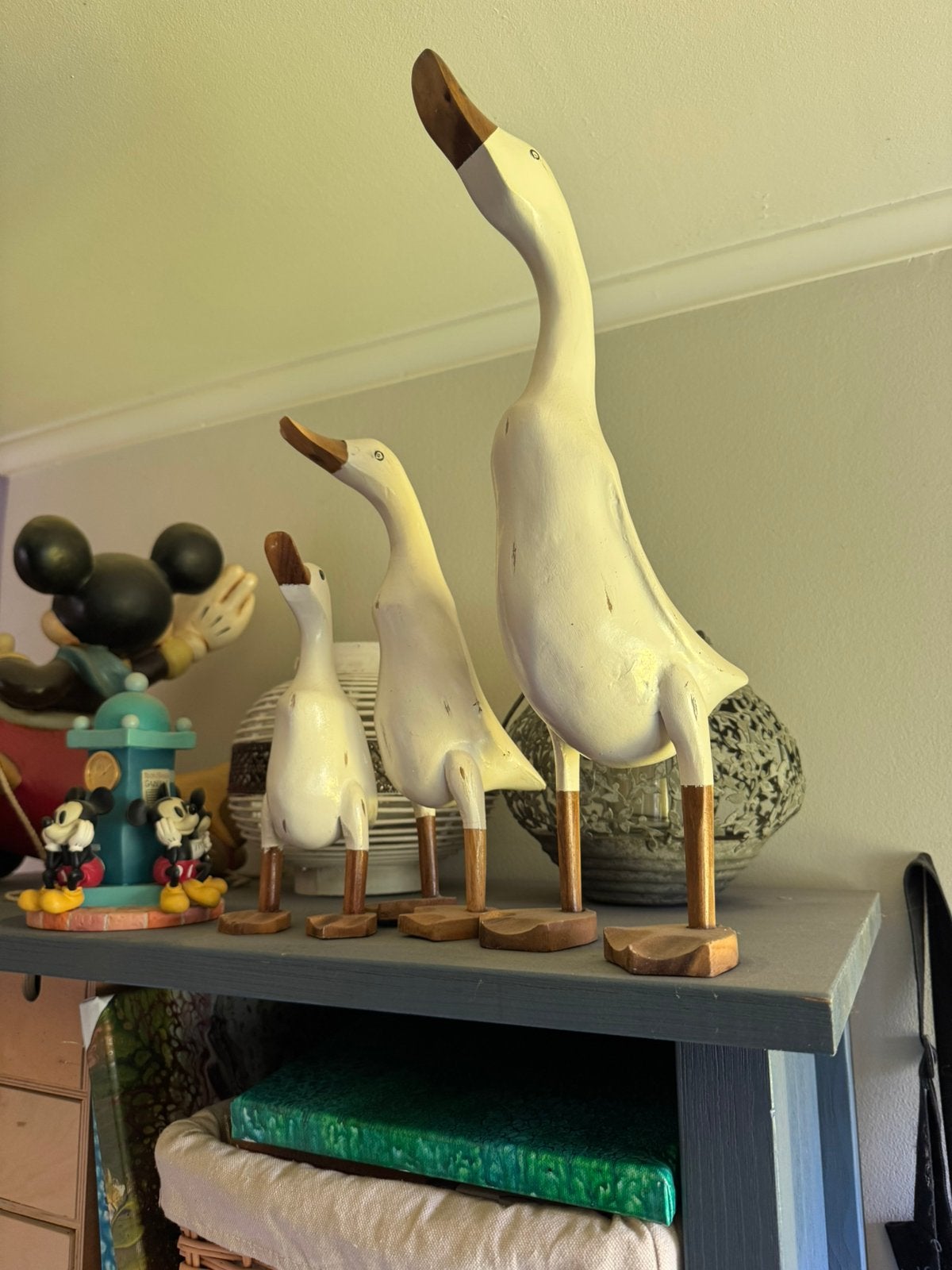 Drie eendjes, leuke decoratie, Ophalen, Zo goed als nieuw