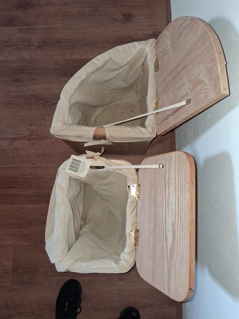 Bamboe wasmanden, Huis en Inrichting, Woonaccessoires | Schalen en Manden, Ophalen, Mand