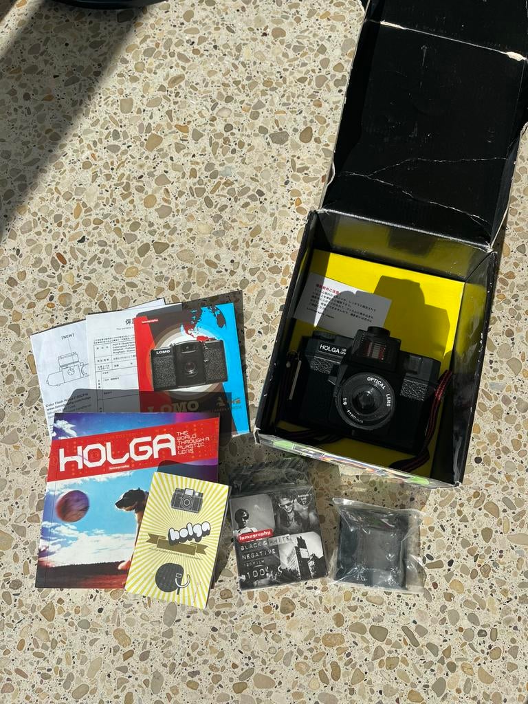Holga starterskit lomography, Audio, Tv en Foto, Fotocamera's Analoog, Ophalen, Zo goed als nieuw