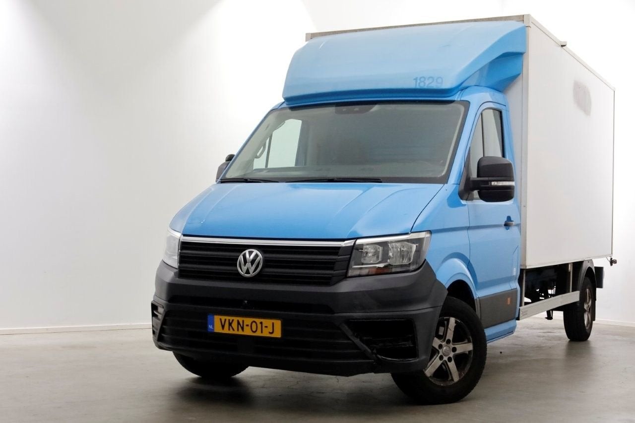 Volkswagen Crafter 35 2.0 TDI E6 Bakwagen met achterdeuren 2, Auto's, Blauw, Bedrijf, ABS, 277 g/km