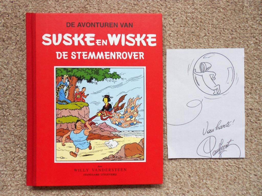 Suske en Wiske 34 Klassiek - De Stemmenrover + tek P. Geerts, Willy Vandersteen, Eén stripboek, Nieuw, Ophalen of Verzenden